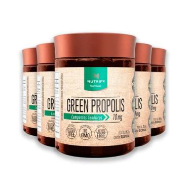 Imagem de Kit 5 Green Própolis 60 Cápsulas Nutrify