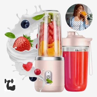 Imagem de Mini Liquidificador Portátil Top Útil 400ml USB 6 Lâminas