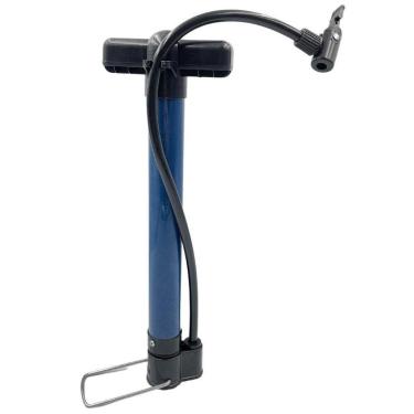 Imagem de Bomba De Ar Pequeno 30cm Encher Pneu Bicicleta Boia Azul-Unissex