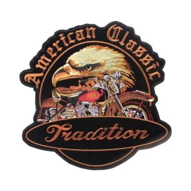 Imagem de Patch Bordado Estilo Punk Para Motocicleta, Termocolante Para Roupas, 