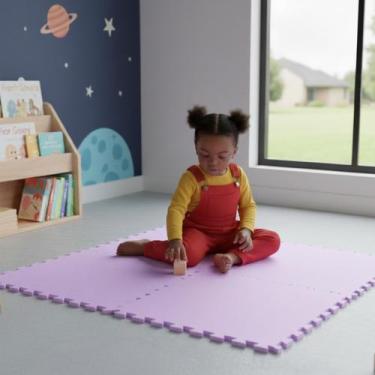 Imagem de Kit 4 Placas Tatame EVA 50x50cm 10mm Linha Econômica Pq defeito Piso E