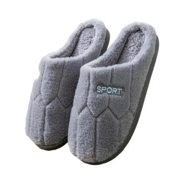 Imagem de Chinelos De Algodão Para Inverno Femininos, Solado Grosso, Quentes, An