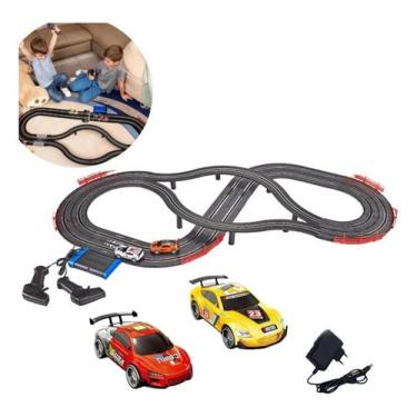 Imagem de Pista Infantil Autorama 440Cm Grande Com 2 Carrinhos Bw420 - Importway