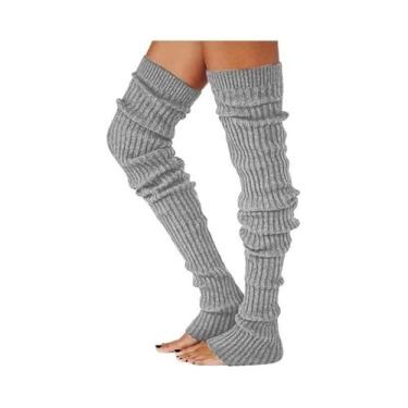 Imagem de Meias Altas Góticas Lolita Femininas Para Cosplay De Anime, Aquecedore