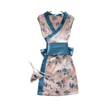 Imagem de Vestido De Noite Sem Mangas Em Renda Floral Para Mulheres, Com Tanga, 