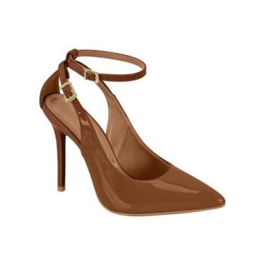Imagem de Sapato Feminino Vizzano Scarpin Salto Alto Fino Verniz Elegância -, Mo