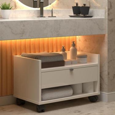 Imagem de Armário Para Banheiro Prisma Com Nicho E Gaveta - JM3 - JM3 MÓVEIS, Of