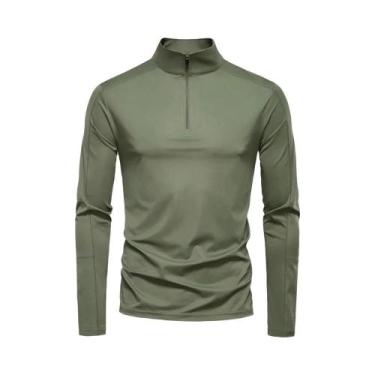 Imagem de Camisa De Sol Masculina Leve E Respirável Com Proteção UV Para Ativida