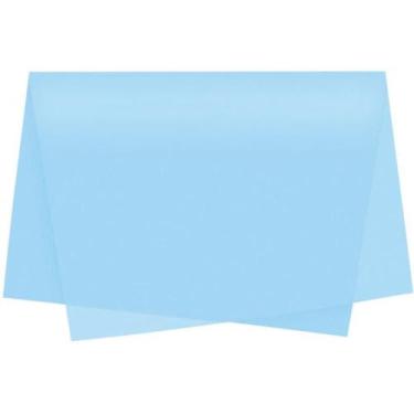 Imagem de Papel Folha de Seda Azul Claro 48X60CM 20G Pacote com 100 Folhas - VMP
