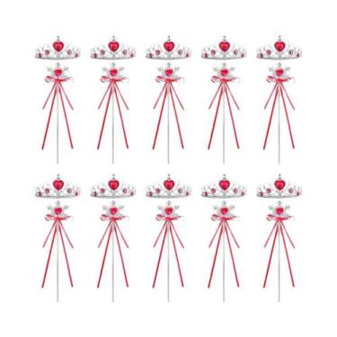 Imagem de Conjunto De Varinha Mágica E Coroa De Diamante Para Meninas, Fantasia 