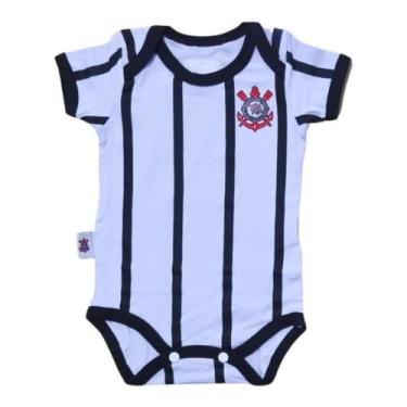Imagem de Body Bebê Corinthians Jogo Branco Oficial - Revedor, M