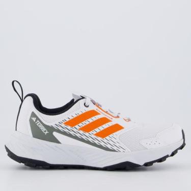 Imagem de Tênis Adidas Terrex Tracefinder Feminino Branco e Laranja, 35