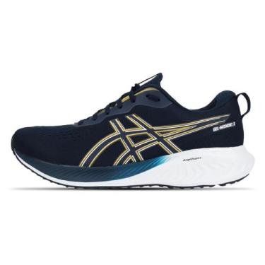 Imagem de Tênis Gel Shinobi 3 - Azul/Dourado - ASICS, 42