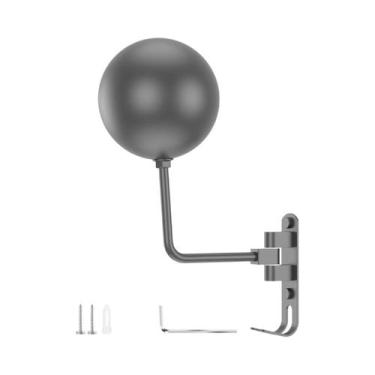 Imagem de 180 graus Suporte De Parede Rotativo Para Capacete De Moto Com Ganchos