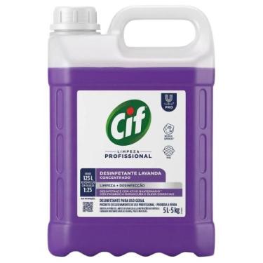 Imagem de Desinfetante Concentrado Cif Lavanda 5 Litros - Cif (Unilever Pro)