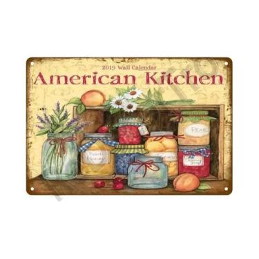 Imagem de Placa De Metal Vintage Com Flores Para Decoração De Parede De Jardim, 