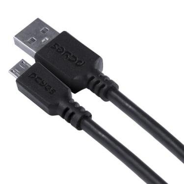 Imagem de Cabo Celular Micro Usb Usb a 2.0 1m Preto - PCYES