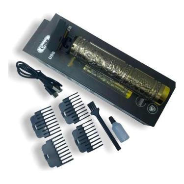 Imagem de Cortador de Cabelo e Barba Sem Fio Coba Dragon Retro Aço Ino - Congrat