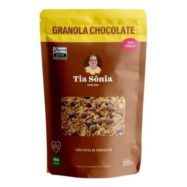 Imagem de Granola de Chocolate Tia Sonia Com Gotas De Chocolate 100% N