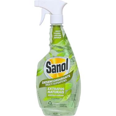 Imagem de Desengordurante Extratos Naturais Hortelã & Sálvia, Sanol, 500 ml, Verde