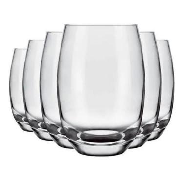 Imagem de Jogo 6 Copos Aruba Vidro Suco Agua 465 Ml Nadir Figueiredo T - Congrat