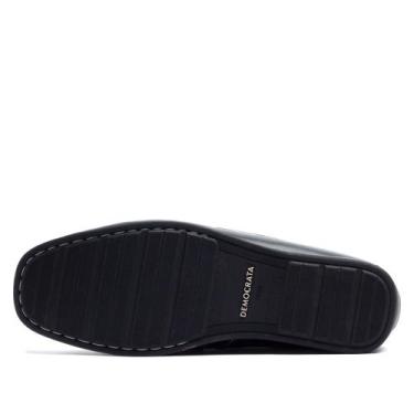 Imagem de Mocassim Masculino Democrata Easy Ted Preto, Preto, 41