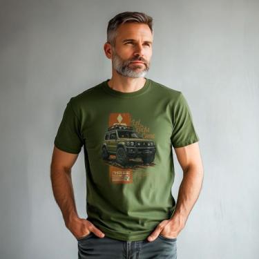 Imagem de Camiseta Mitsubishi TR4 Cor:VerdeTamanho:M - The Route, Verde, M