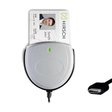 Imagem de Leitor de cartão inteligente USB Identiv SCR3310v2.0, USB C