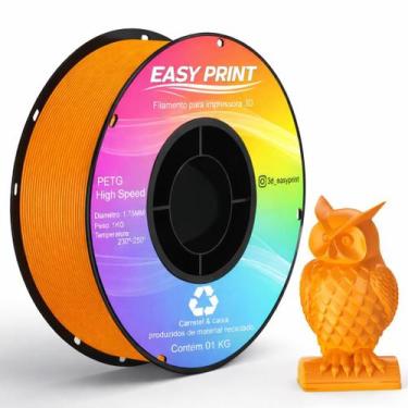 Imagem de Filamento Petg 1,75MM Para Impressão 3d Rolo 1kg Easy Print 3d Premium