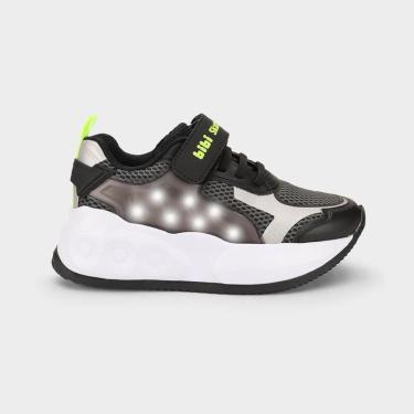 Imagem de Tênis Infantil de Rodinhas Bibi Skatenis Light 2.0 Preto-Masculino