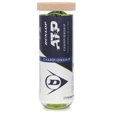 Imagem de Bola De Tênis Dunlop ATP Championship All Court Tubo Com 3 Bolas