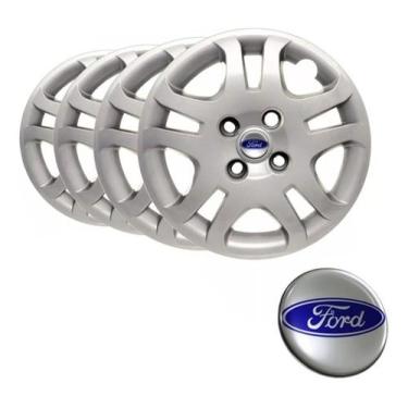 Imagem de Jogo Calota aro 14 Ford Fiesta Hatch - Sedan Ká Focus Escort Zetec Cou