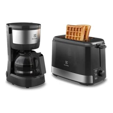 Imagem de Kit Cafeteira 15 Xícaras e Torradeira Elétrica 8 Níveis Electrolux, Ef