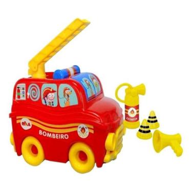 Imagem de Caminhão De Bombeiro Resgate 2 Em 1 Baú Infantil - Elka - ELKA BRINQUE