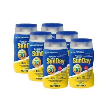 Imagem de Kit 6 Protetor Solar Sunday FPS 30 Corporal 120ml - Nutriex