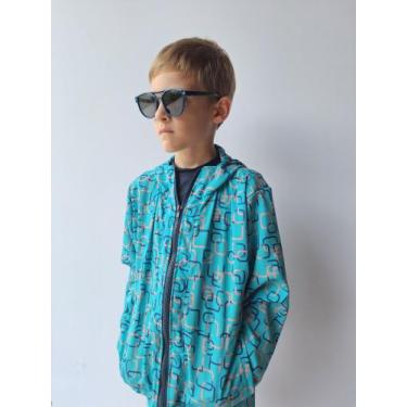 Imagem de Jaqueta Corta Vento Infantil Juvenil Unissex - Ohana Fashion, Verde, 8