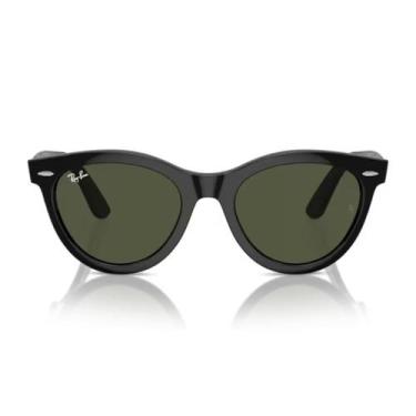 Imagem de Óculos Solar Wayfarer Way Ray Ban RB 2241, Preto, Verde