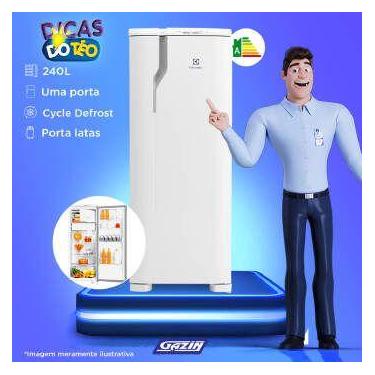 Imagem de Ref 240L Electrolux 1P Classe a - RE31, Branco, 110V