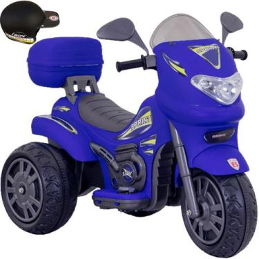 Imagem de Moto Infantil Eletrica Biemme Sprint Turbo Power Azul 12V