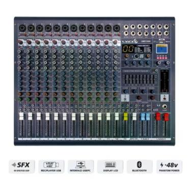 Imagem de Mesa de Som com 12 Entradas 4 Aux LYCO LMF1204