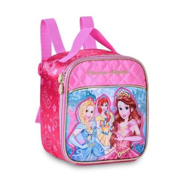 Imagem de Lancheira Térmica Princesas Mágicas Infantil Disney Kids Creche Escola