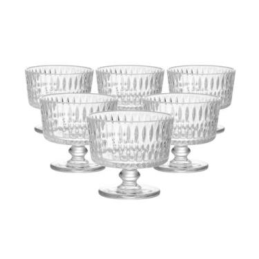 Imagem de Jogo de 6 taças Sobremesa Palatino Cristal 190ml L Hermitage - L'Hermi