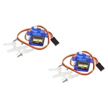 Imagem de 2x Micro Servo Motor 9g Sg90 1,6kg Arduino Rasp Node C - Minymix
