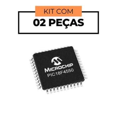Imagem de Dip-40  Pic18f4550 - Pic18f4550-i/p - Kit 02 Pçs - MICROCHIP