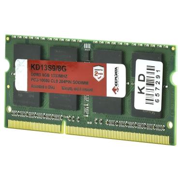 Imagem de Memória RAM para Notebook Keepdata DDR3 8GB 1333MHz com Desempenho Confiável e Durabilidade - KD13S9-8G