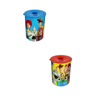 Imagem de Kit 2 Apontadores Duplos com Depósito Toy Story 5
