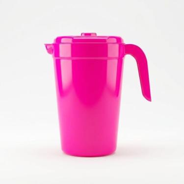 Imagem de Jarra Plástica 2 Litros TampaLivre BPA Neon Suco Água Refresco Bebidas