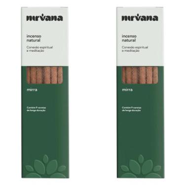 Imagem de Incenso Mirra Nirvana Natural Limpeza Espiritual Defumador Divino Casa