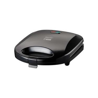 Imagem de Sanduicheira Elétrica Mallory Classic Grill - 2 em 1, Grelha e Assa Pães, Carnes, Peixes e Legumes, Placas Antiaderentes, Luzes LED