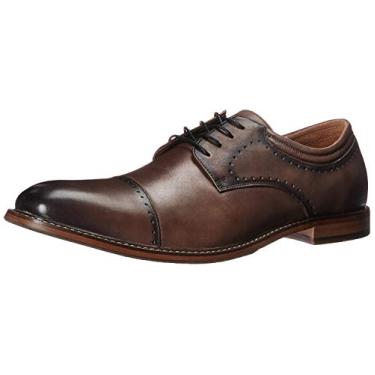 Imagem de STACY ADAMS Sapato Oxford masculino com bico fino, Cinza, 8